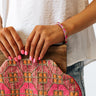 Kendra Scott Masie Gold Full Cuff Bracelet in Pink Mix Image - 1