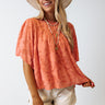 Sweet Stolen Moments Shift Top In Blooming Dahlia Image - 1