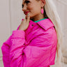 Kendra Scott Elle Gold Drop Earrings in Neon Pink Magnesite Image - 1
