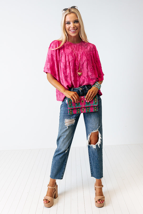 Sweet Stolen Moments Shift Top In Pink Image - 2
