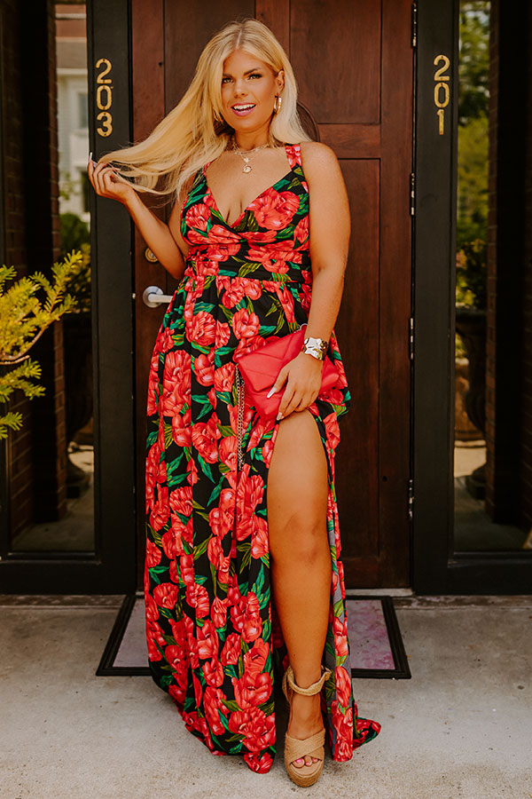 Wildly In Love Floral Maxi Curves Image - 2