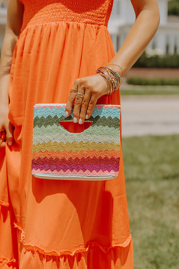 Top Tier Trip Beaded Clutch Image - 1