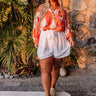 Take Me To Venice High Waist Shorts In White Curves Image - 1