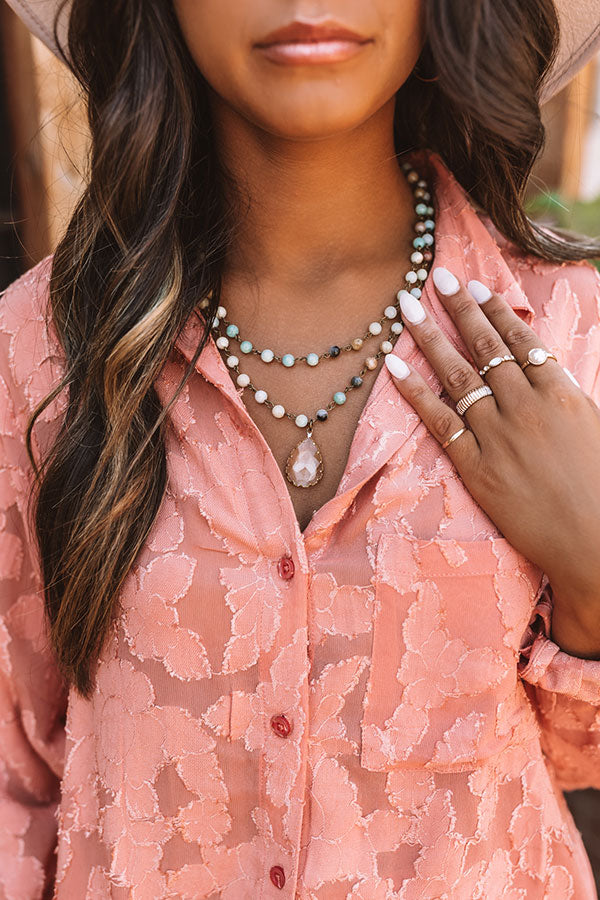 Change Is Coming Semi Precious Necklace