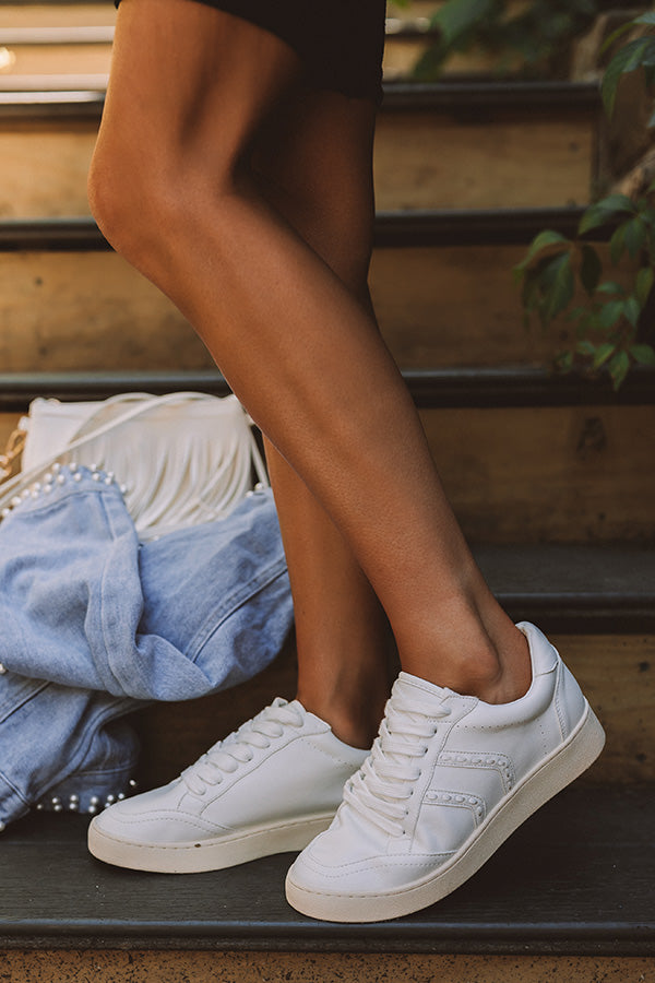 The Tobi Faux Leather Sneaker
