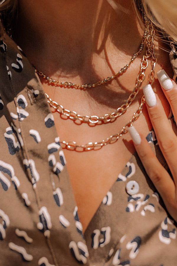 Timing Is Everything Layered Necklace Image - 2
