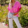 Name Of The Game Shift Top In Pink Image - 1