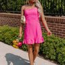 Practice Makes Pretty Dress In Hot Pink Image - 1