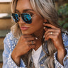 Sunny Spell Aviator Sunnies in Blue Image - 1