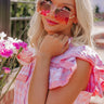Rooftop Pool Sunnies In Pink Image - 1