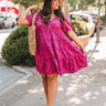 Wisteria Avenue Babydoll Dress Curves Image - 1