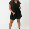 Classy And Confident Romper In Black Curves Image - 1