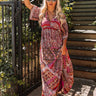 Coasting Through Amalfi Paisley Maxi In Orchid Image - 1