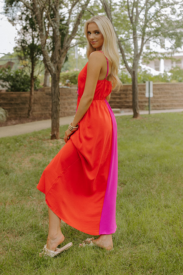 Sound Wave Colorblock Maxi Image - 1