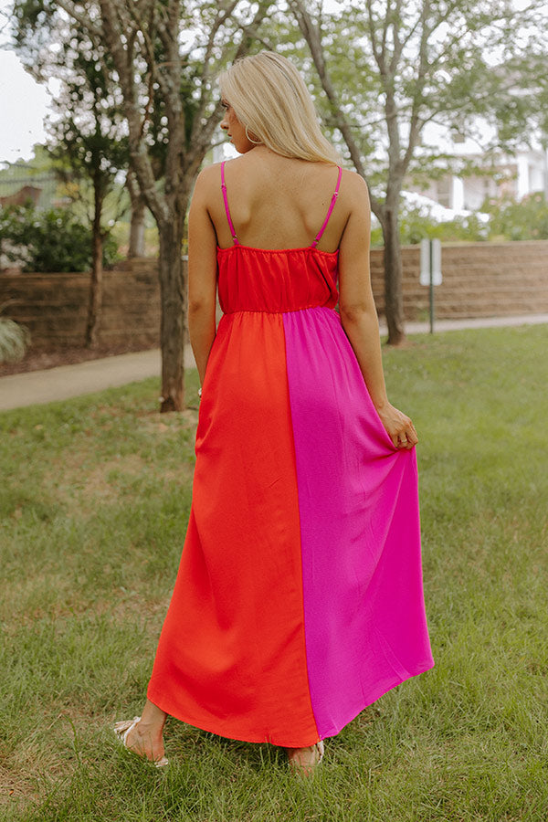 Sound Wave Colorblock Maxi Image - 1