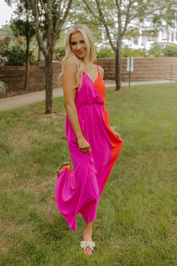 Sound Wave Colorblock Maxi Image - 1