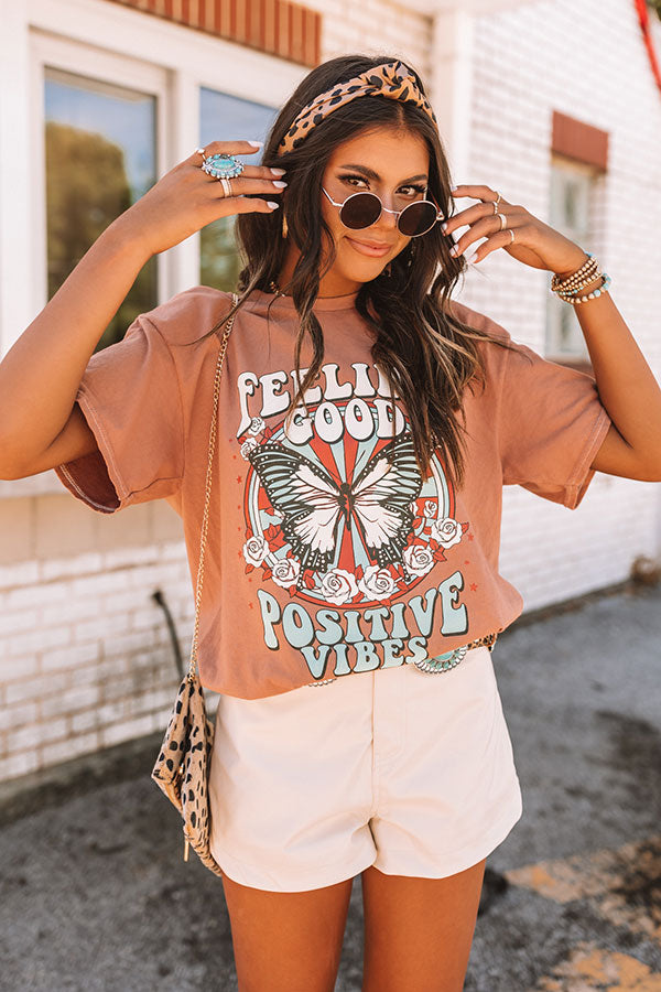 Feeling Good Graphic Tee Image - 1