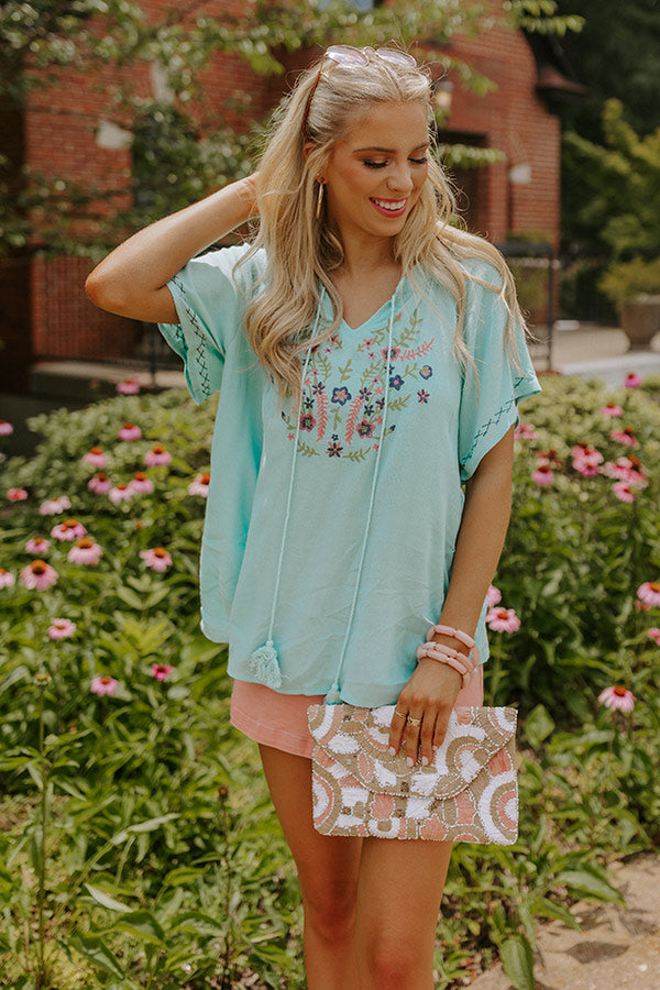 Closest To Me Embroidered Shift Top Image - 4
