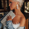 The Mrs. Earrings in Ivory Image - 1