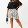 City Meetup Shift Top In Black Curves Image - 1