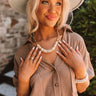 Tropical Waters Necklace In Ivory Image - 1
