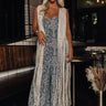 Drawn To The Beach Jumpsuit in Navy Image - 1