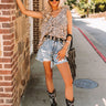 Brag About It Leopard Babydoll Top Image - 1