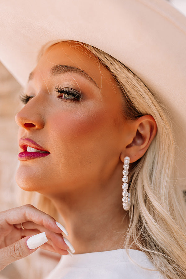 Watch The Show Hoop Earrings Image - 1