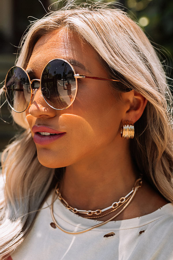 Think Pretty Hoop Earrings