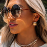 Think Pretty Hoop Earrings Image - 1