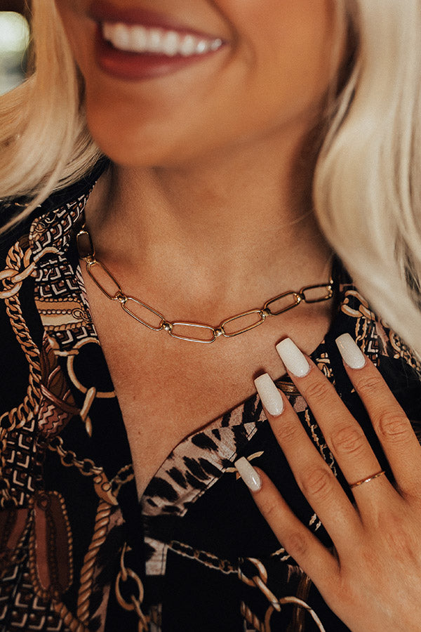 Tell Me Something Good Link Necklace Image - 2