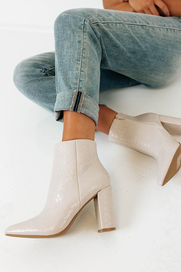 The Tisch Faux Leather Bootie Image - 5