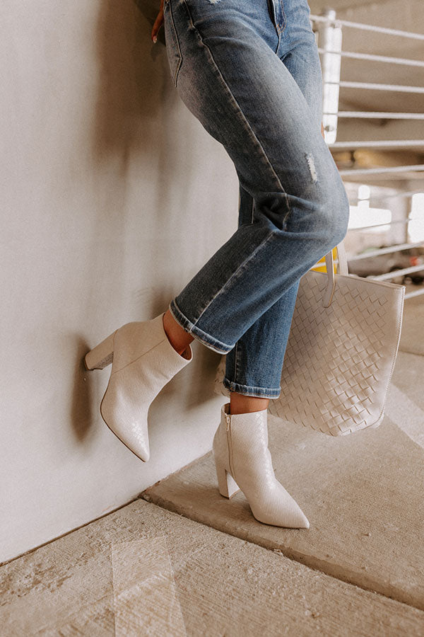 The Tisch Faux Leather Bootie Image - 2