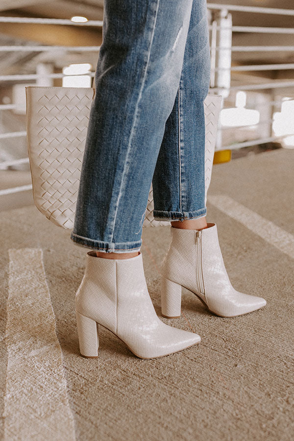The Tisch Faux Leather Bootie Image - 3