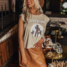 Cowgirl Sleeveless Garment Wash Graphic Tee Image - 1