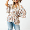 Looking For Peace Paisley Top Curves Image - 1