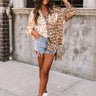 Pretty Perspective Shift Top In Ivory Image - 1