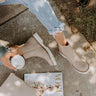 The Jaxon Faux Leather Boot In Warm Taupe Image - 1