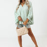Meant To Be Happy Shift Top In Mint Image - 1