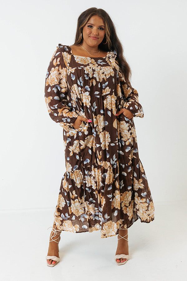 Cypress Grove Floral Midi Curves Image - 2