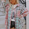 Life Lessons Flannel In Pink Curves Image - 1