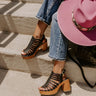 The Brooky Faux Leather Heel In Black Image - 1