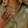 Magnolia Breeze Layered Necklace In Cream Image - 1