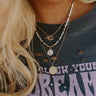 Magnolia Breeze Layered Necklace In White Image - 1