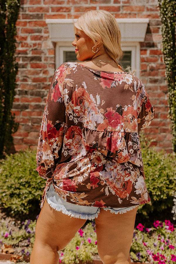 Music For The Soul Floral Tunic Curves Image - 5