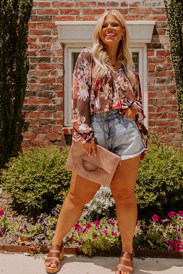 Music For The Soul Floral Tunic Curves Image - 2