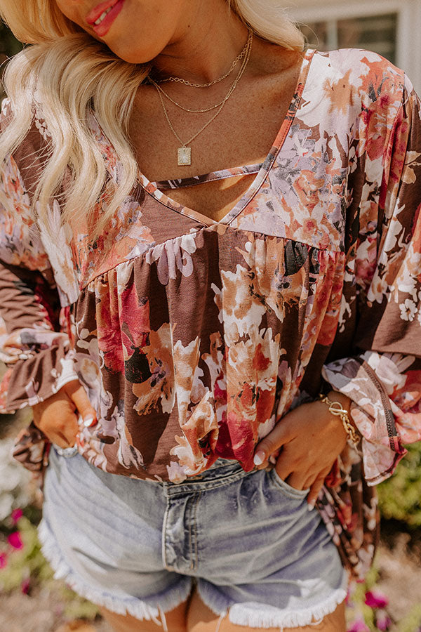 Music For The Soul Floral Tunic Curves Image - 3