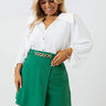 Watch The Show Shift Top In Ivory Curves Image - 1
