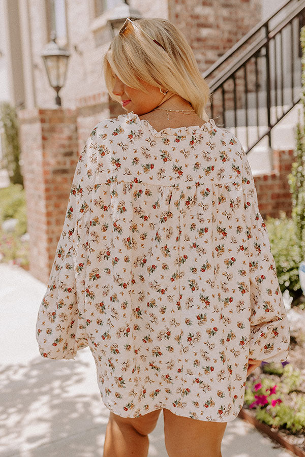 Whimsy And Wishes Floral Top Curves Image - 2
