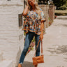 Dial It In Babydoll Top In Navy Image - 1